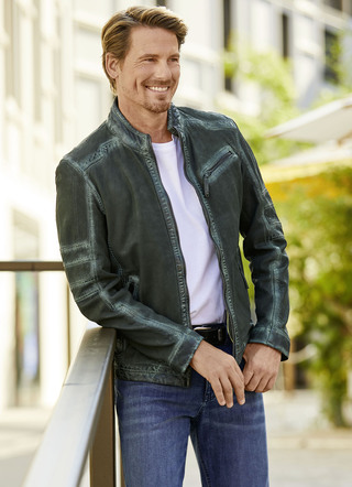 Lederkurzjacke von «Jilani»