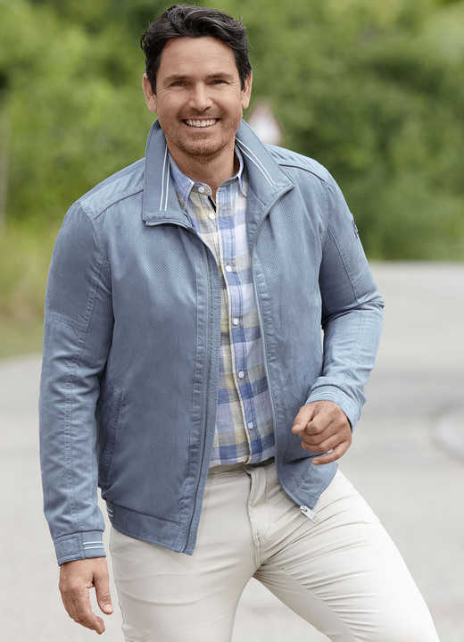 - Blouson von «Redpoint», in Größe 048 bis 062, in Farbe GRAUBLAU