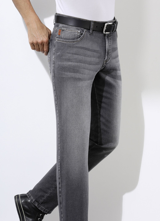 Hosen - «Francesco Botti»-Jeans in 3 Farben, in Größe 024 bis 064, in Farbe ANTHRAZIT Ansicht 1