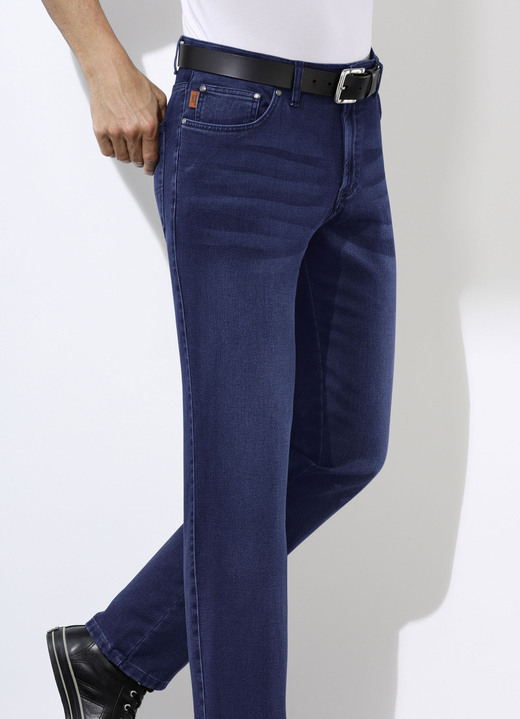 Hosen - «Francesco Botti»-Jeans in 3 Farben, in Größe 024 bis 064, in Farbe DUNKELJEANS Ansicht 1