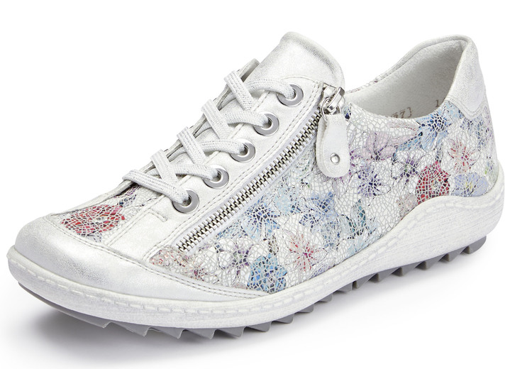 Komfortschuhe - Remonte Sneaker mit Schnürung, in Größe 036 bis 042, in Farbe SILBER-BUNT Ansicht 1