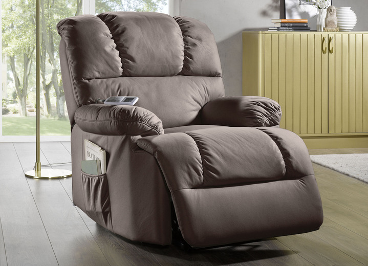 TV- & Relaxsessel - Relaxsessel mit komfortabler Kippfunktion, in Farbe BRAUN, in Ausführung Relaxsessel, mechanisch verstellbar Ansicht 1