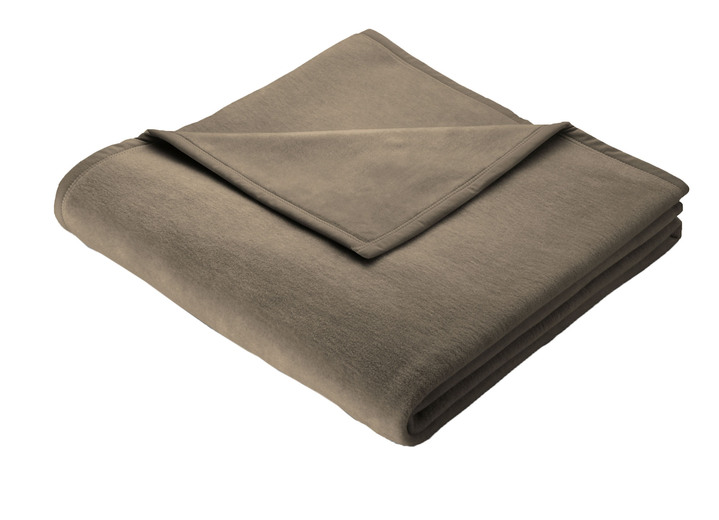 Decken - Supersofte Schlafdecke von Bocasa aus reiner Baumwolle, in Größe 185 (Schlafdecke, 100x150 cm) bis 325 (Schlafdecke, 150x220 cm), in Farbe BRAUN Ansicht 1