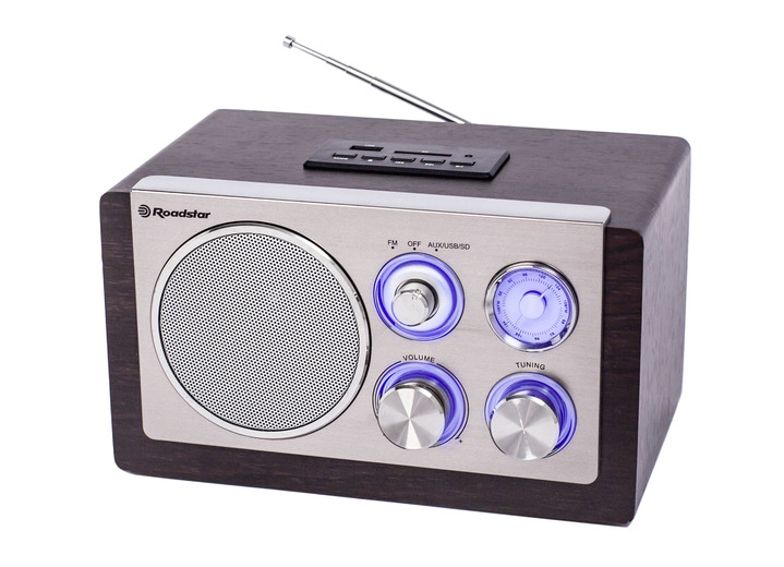 - Roadstar HRA-1345NUSWD Radio, in Farbe BRAUN
