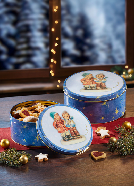 - Gebäckdosen aus Blech, 2er-Set, in Farbe BLAU