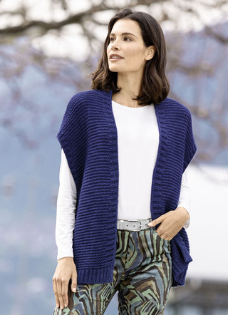 Gilet mit Alpaka-Anteil