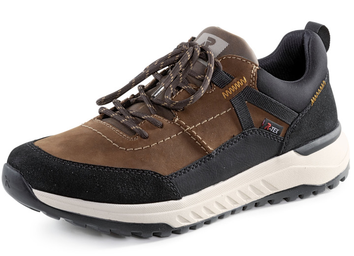 - Rieker Sneaker mit Schnürung, in Größe 040 bis 047, in Farbe BRAUN-SCHWARZ Ansicht 1