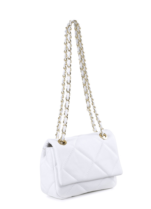 - Laurina Tasche mit trendiger Steppung, in Farbe WEISS Ansicht 1