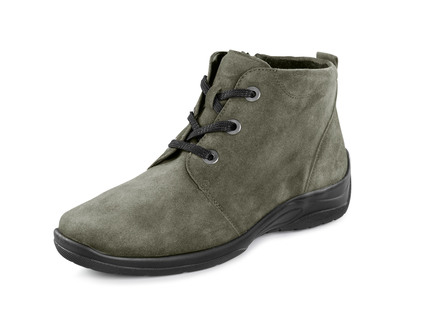 Waldläufer, bequeme Damen-Boots, Weite H, mit herausnehmbarem Fussbett