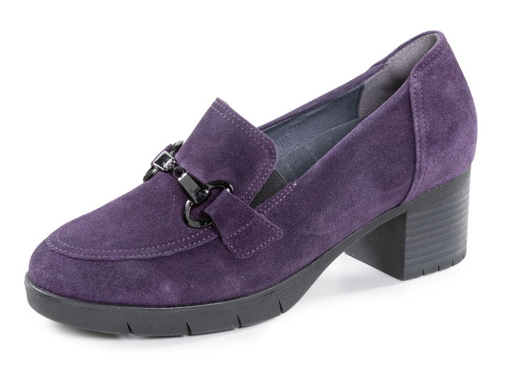 Komfortschuhe - Waldläufer, bequemer Damen-Trotteur, Weite H, mit herausnehmbarem Fussbett, in Größe 3 1/2 bis 8, in Farbe LILA Ansicht 1