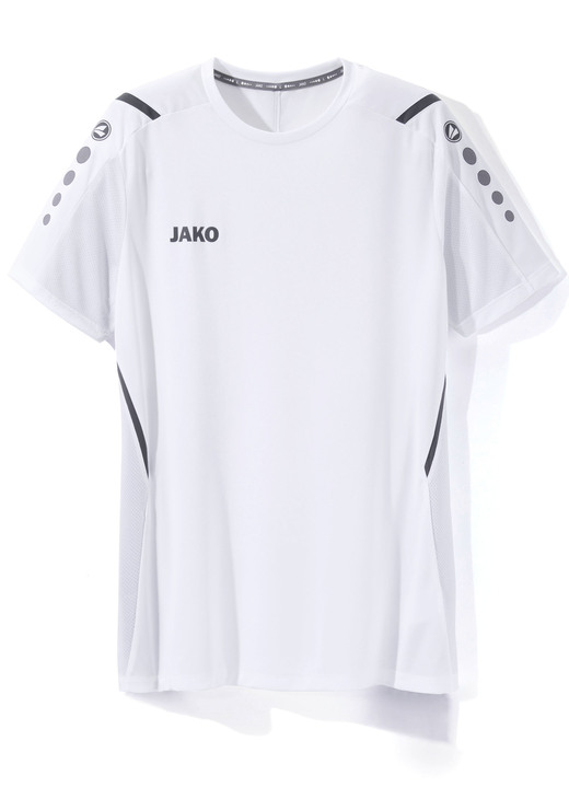 Sport- & Freizeitmode - T-Shirt von «Jako» in 4 Farben Sport- & Freizeitmode - T-Shirt von «Jako» in 4 Farben, in Größe 3XL (58/60) bis XXL (56), in Farbe WEISS