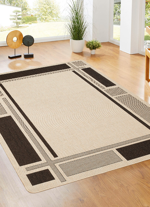 Modern - Brücken und Teppiche für innen und aussen, in Größe 111 (Brücke, 60x110 cm) bis 282 (Teppich, 200x290 cm), in Farbe BEIGE Ansicht 1