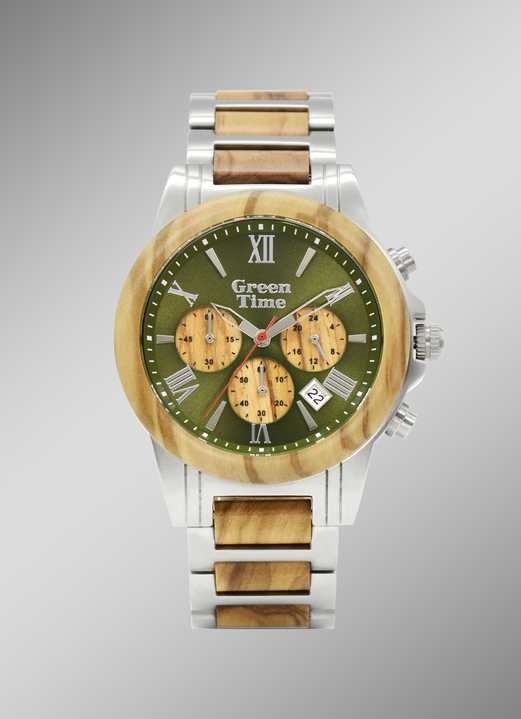 Chronographen - Quartz-Herren-Chronograph von GREEN TIME Watches, in Farbe  Ansicht 1