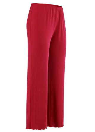 Weich fliessende, 7/8-lange Hose