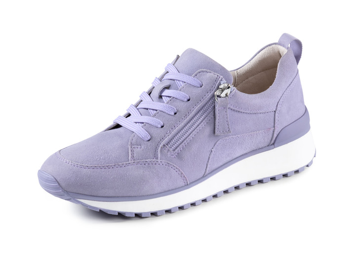 Komfortschuhe - Caprice, trendige Damen-Sneaker, Weite G, mit herausnehmbarem Fussbett, in Größe 036 bis 042, in Farbe FLIEDER Ansicht 1