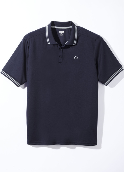 Sport- & Freizeitmode - «LPO»-Poloshirt in 4 Farben, in Größe 048 bis 062, in Farbe MARINE Ansicht 1