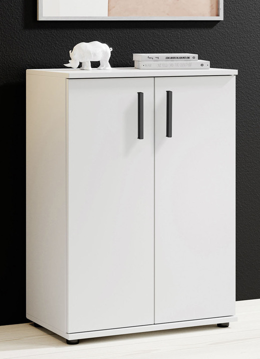 Sideboards & Kommoden - Moderne, kombistarke Kommoden, in Farbe WEISS, in Ausführung 2-türig Ansicht 1