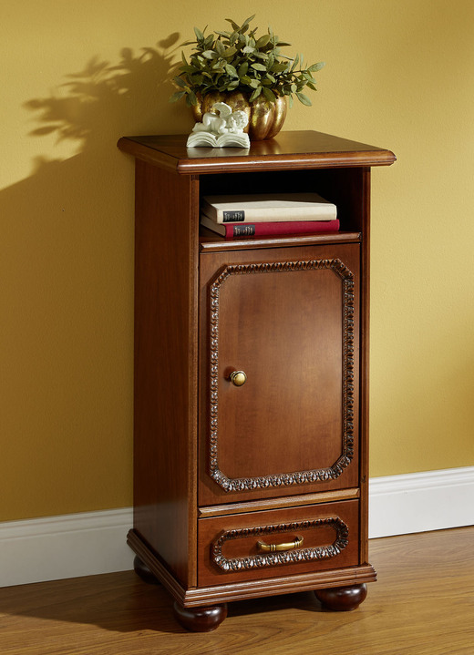 Sideboards & Kommoden - Hochwertige Möbelserie mit Echtholzfurnier, in Farbe NUSSBAUM, in Ausführung Kommode, 1-türig Ansicht 1