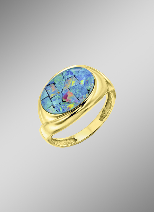 Ringe - Damenring mit Opal, in Größe 160 bis 220, in Farbe  Ansicht 1