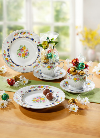 Gedeck-Set aus feinstem Porzellan