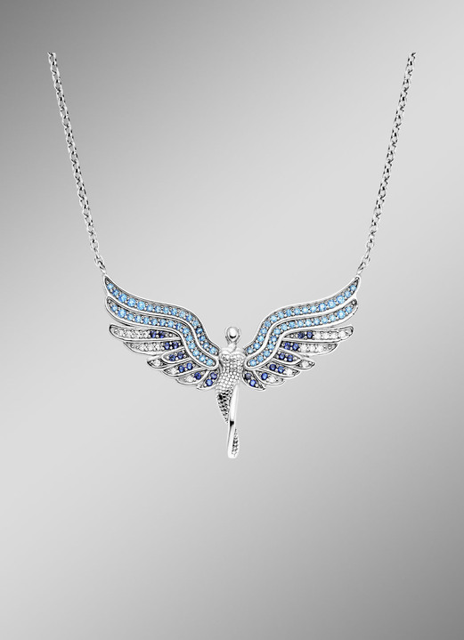 Halsketten & Armbänder - Halskette mit Engel Anhänger , in Farbe  Ansicht 1