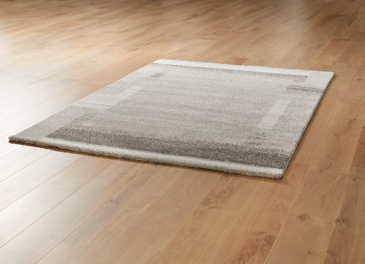 Modern - Brücken und Teppiche für Fussbodenheizung geeignet, in Größe 111 (Brücke, 60x110 cm) bis 282 (Teppich, 200x290 cm), in Farbe SILBER Ansicht 1