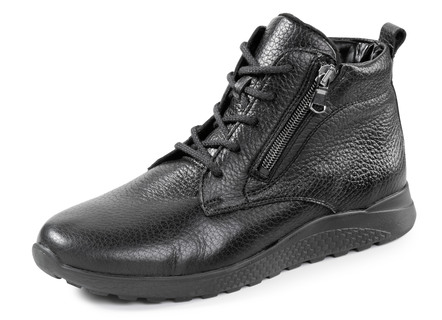 Waldläufer, bequeme Damen-Stiefeletten, Winterschuhe, Weite H, aus Hirschleder