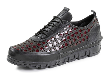 Gemini Schnürschuh aus gelochtem Nappaleder