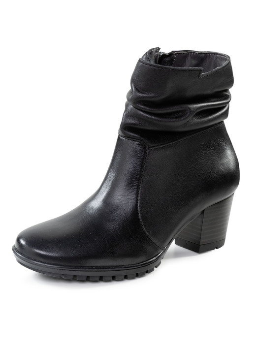 Komfortschuhe - ELENA EDEN, modische Damen-Stiefeletten, Weite G, mit herausnehmbarem Fussbett, in Größe 036 bis 042, in Farbe SCHWARZ Ansicht 1