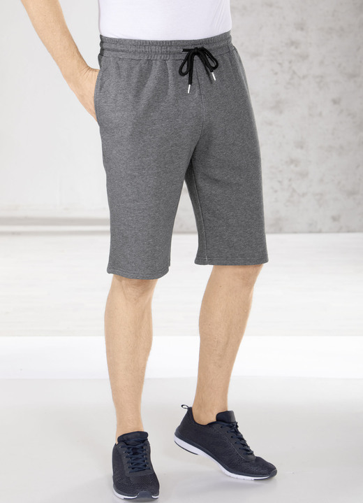 Sport- & Freizeitmode - Shorts in 4 Farben Sport- & Freizeitmode - Shorts in 4 Farben, in Größe 3XL (64/66) bis XXL (60/62), in Farbe DUNKELGRAU MELIERT