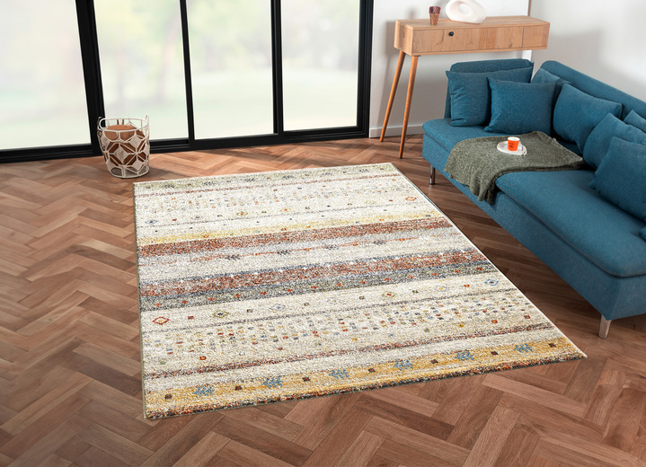 Modern - Kombistarke Brücken und Teppiche, in Größe 113 (Brücke, 80x150 cm) bis 282 (Teppich, 200x290 cm), in Farbe MULTICOLOR Ansicht 1