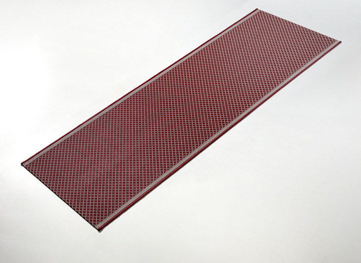 Läufer & Stufenmatten - Flache Läufer in Sisaloptik nach Wunschmaß, in Größe 102 (Läufer, 67 cm breit) bis 106 (Läufer, 100 cm breit), in Farbe BROMBEERE Ansicht 1