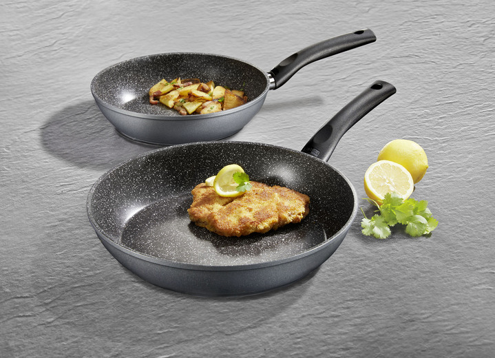 Töpfe, Pfannen & Bräter - STONELINE® Pfannen-Set, 3-teilig, in Farbe ANTHRAZIT Ansicht 1