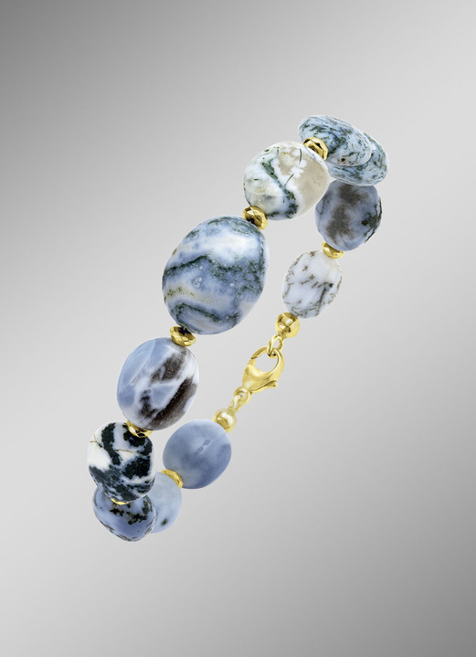 Halsketten & Armbänder - Strahlende Garnitur mit Opal und Hämati, in Farbe , in Ausführung Armband Ansicht 1