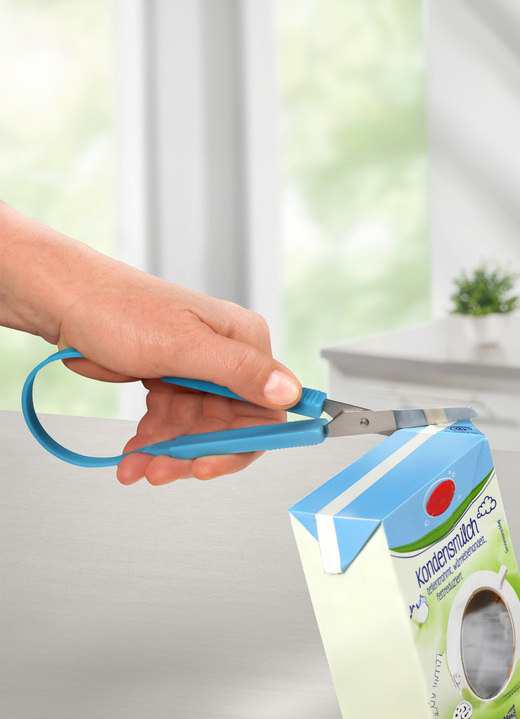 Haushaltshelfer - Feder-Schere, in Farbe BLAU Ansicht 1