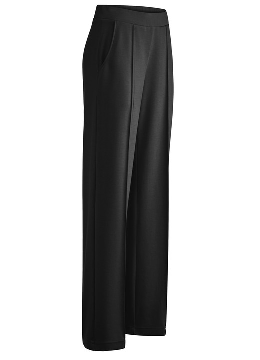 Hosen - Hose in modischer Weite, in Größe 018 bis 052, in Farbe SCHWARZ Ansicht 1
