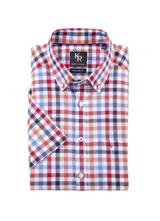 «King's Road»-Hemd mit Button-Down-Kragen in 4 Farben