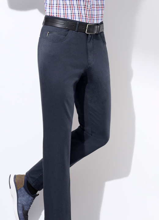 Hosen - Komfortable «Francesco Botti»-Hose in 3 Farben Hosen - Komfortable «Francesco Botti»-Hose in 3 Farben, in Größe 024 bis 064, in Farbe MARINE