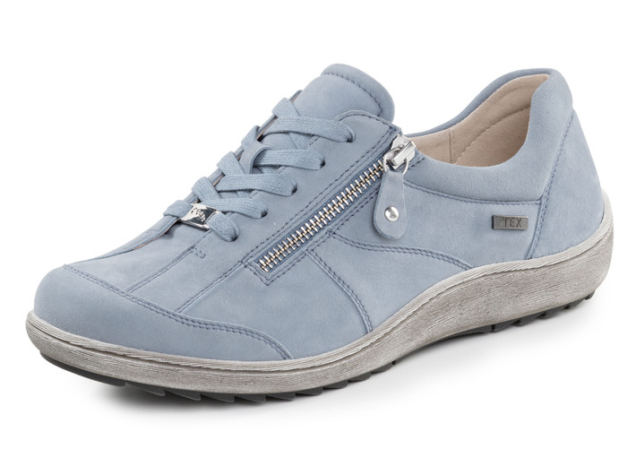Komfortschuhe - ELENA EDEN, bequeme Damen-Schnürschuhe, Weite H, mit herausnehmbarem Fussbett, in Größe 036 bis 042, in Farbe JEANS Ansicht 1