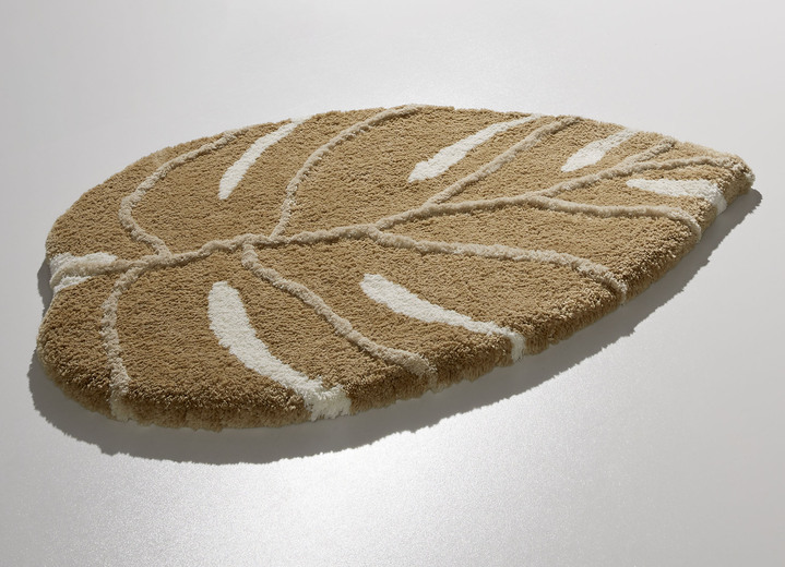 Badgarnituren - Barfussweiche Badgarnitur in Supersoft-Qualität, in Größe 100 (Vorleger halbrund, 50/80 cm) bis 112 (WC-Deckelbezug, 47/ 50 cm), in Farbe CAPPUCCINO Ansicht 1