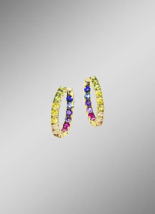 Damen-Modeschmuck - Klappcreolen, in Farbe  Ansicht 1