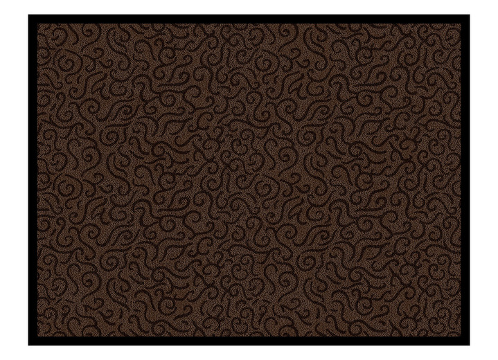 Fussmatten - Praktische Schmutzfangmatten für innen und aussen, in Größe 116 (90x120 cm) bis 117 (90x150 cm), in Farbe BRAUN Ansicht 1