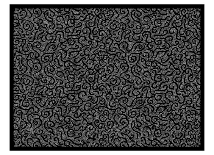 Fussmatten - Praktische Schmutzfangmatten für innen und aussen, in Größe 116 (90x120 cm) bis 117 (90x150 cm), in Farbe GRAU Ansicht 1