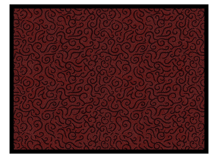 Fussmatten - Praktische Schmutzfangmatten für innen und aussen, in Größe 116 (90x120 cm) bis 117 (90x150 cm), in Farbe ROT Ansicht 1