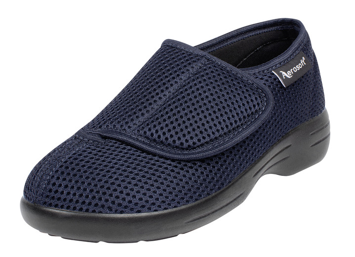 Halbschuhe - Klett-Halbschuh für Damen und Herren, in Größe 036 bis 046, in Farbe BLAU Ansicht 1