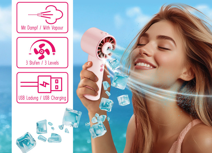 Raumklima - Wasserventilator Lady Air Cooler , in Farbe PINK Ansicht 1