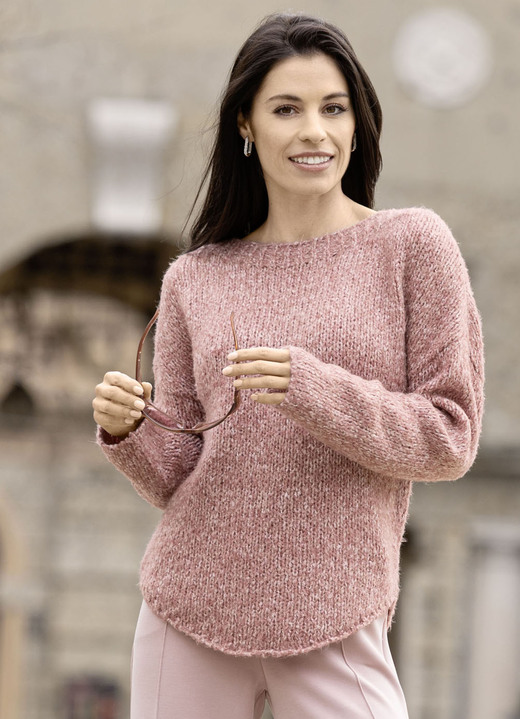 Pullover - Pullover aus Melangegarn, in Größe L(44/46) bis XS(32/34), in Farbe HUMMER MELIERT Ansicht 1