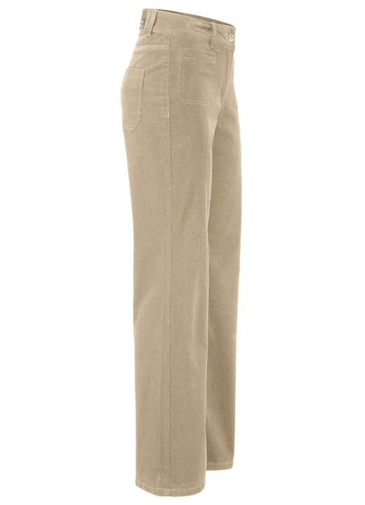Hosen - Cordhose mit weitem Beinverlauf, in Größe 017 bis 050, in Farbe CAMEL Ansicht 1