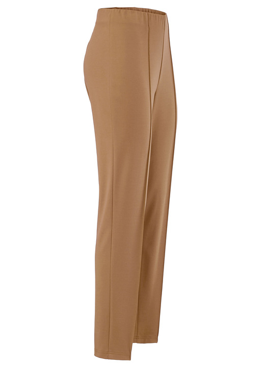 Hosen - Hose mit angeschnittenem Bund, in Größe 019 bis 054, in Farbe CAMEL Ansicht 1