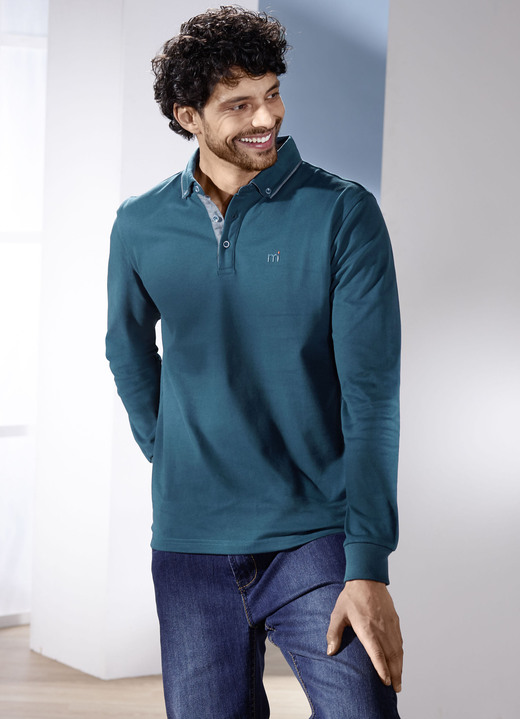 Hemden, Pullover & Shirts - Poloshirt von «Milano Italy» Hemden, Pullover & Shirts - Poloshirt von «Milano Italy», in Größe 3XL (64/66) bis XXL (60/62), in Farbe PETROL